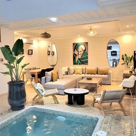 Riad Melilo Avec Piscine Chauffee Marrakesh Eksteriør bilde
