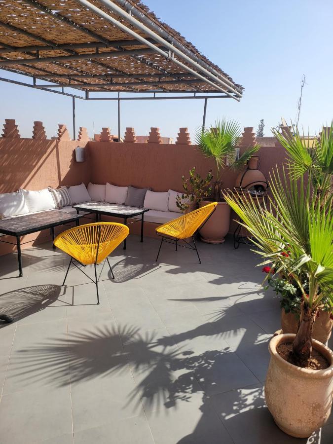 Riad Melilo Avec Piscine Chauffee Marrakesh Eksteriør bilde