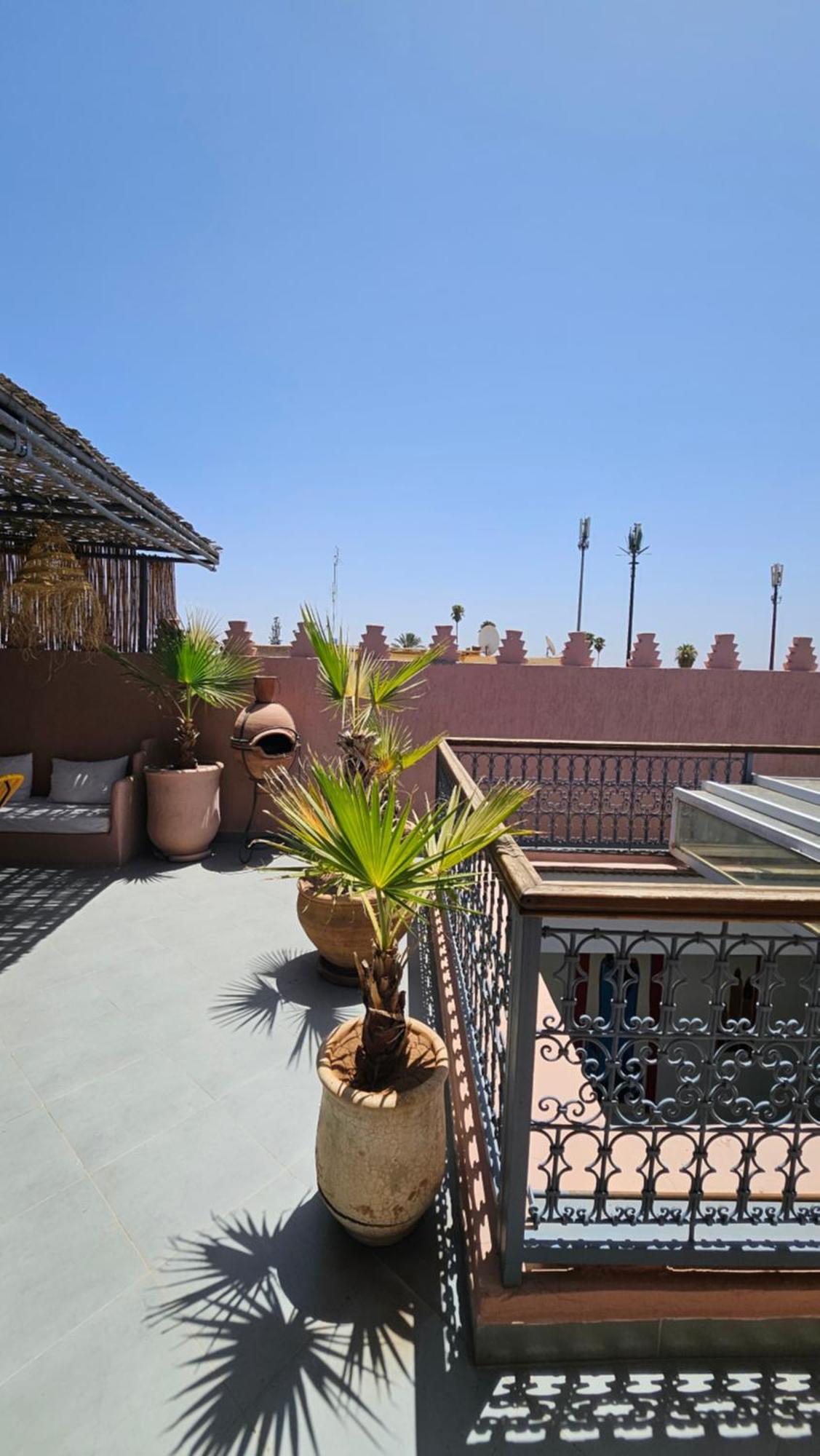 Riad Melilo Avec Piscine Chauffee Marrakesh Eksteriør bilde