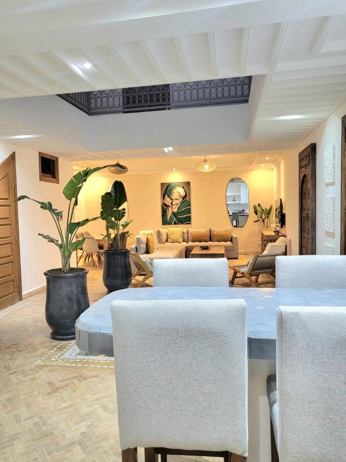 Riad Melilo Avec Piscine Chauffee Marrakesh Eksteriør bilde